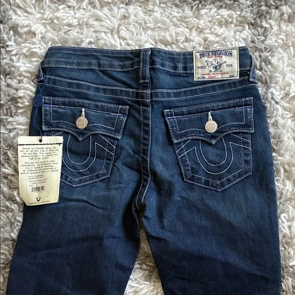 True Religion Dark Blue Skinny Jeans - Picture 4 of 12